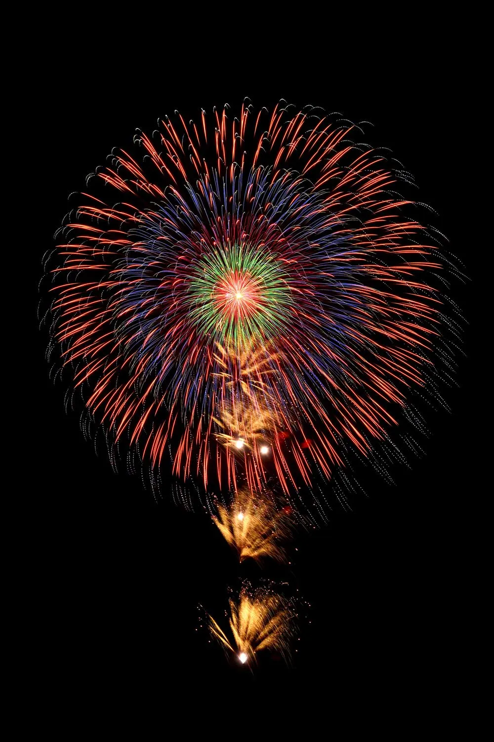 昇曲導付五重芯銀点滅